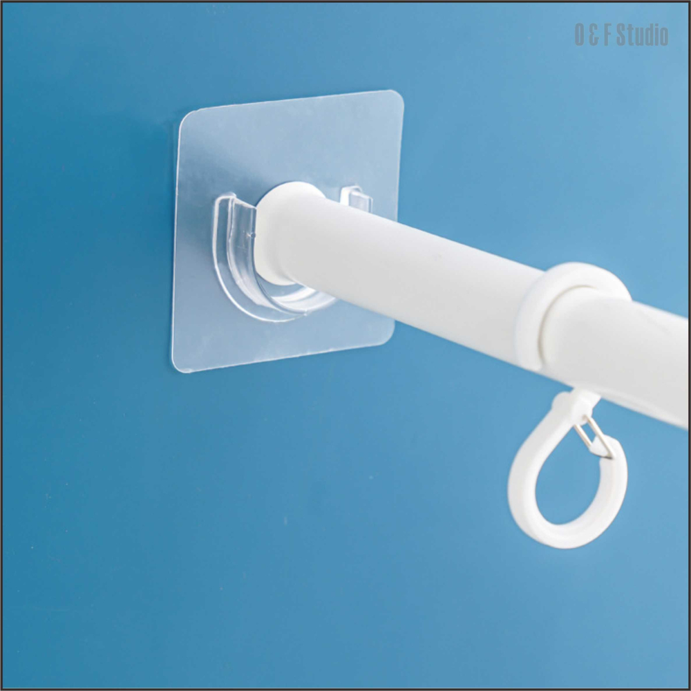 透明門桿固定貼-開口4.5cm(2入) /開口3.2cm(2入) 不留痕 免打孔貼片【BA375】-細節圖5