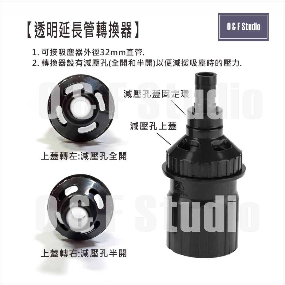 吸塵器迷你延長吸頭8件組 適用於直管外徑或內徑32mm 電腦鍵盤/車內/室內縫隙清潔VBC039-細節圖5