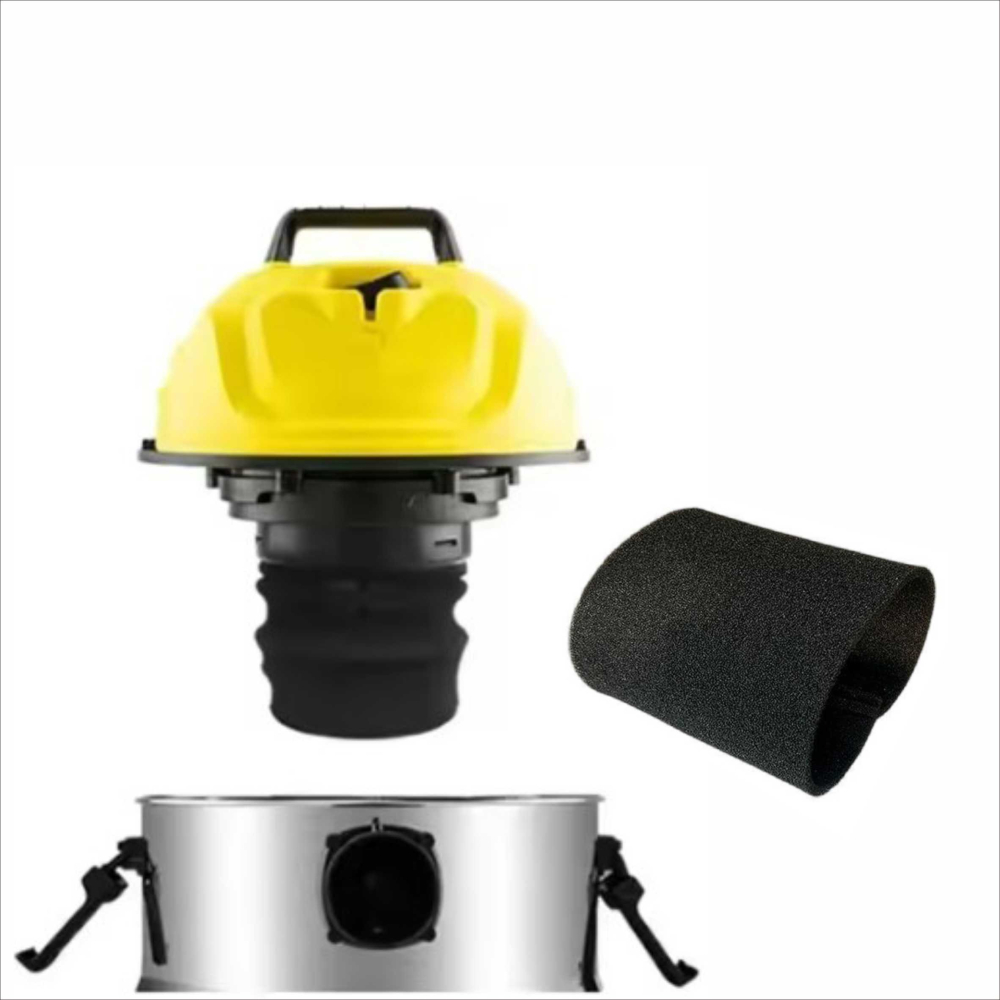 德國Karcher凱馳吸塵器過濾綿組 副廠 黑色過濾綿+藍色馬達過濾袋 MV1,WD1/2/3台灣現貨10J01-細節圖6