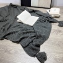 【北歐風蓋毯．台灣現貨】沙發毯 冷氣毯 午睡毯 蓋毯 薄毯 披肩毯 小毯子 毯子披肩 毯子 針織毯 拍攝道具 拍攝背景-規格圖9