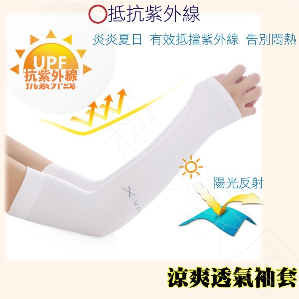 【台灣現貨．快速出貨】袖套 臂套 長手套 薄袖套 防曬袖套 冰絲袖套 運動袖套 運動臂套 防曬 抗UV 高透氣 築夢家居-細節圖4