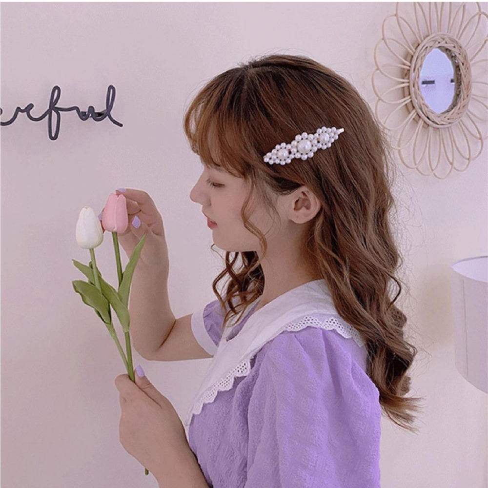 女王美學(韓系爆款)水晶髮夾 髮夾 瀏海髮夾-細節圖4