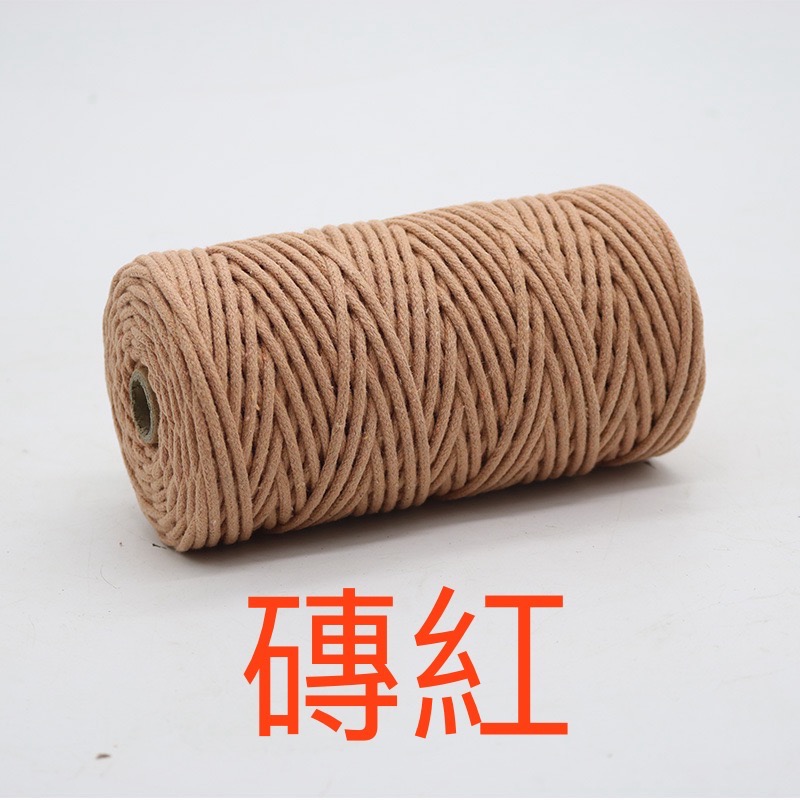 3mm包芯棉繩編織繩裝飾繩手工diy包包手機掛繩棉線10米100米-細節圖3