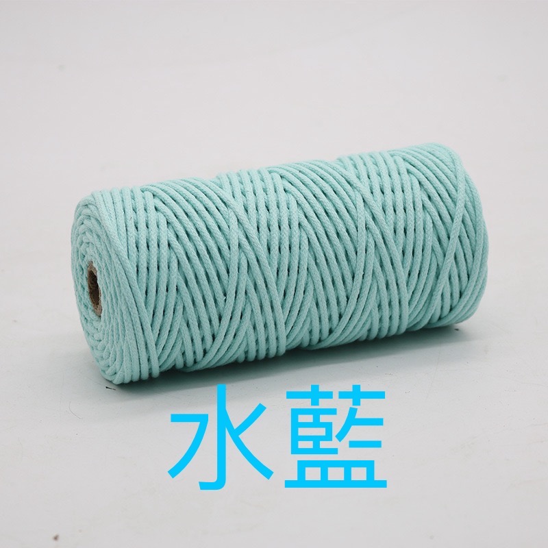 3mm包芯棉繩編織繩裝飾繩手工diy包包手機掛繩棉線10米100米-細節圖5