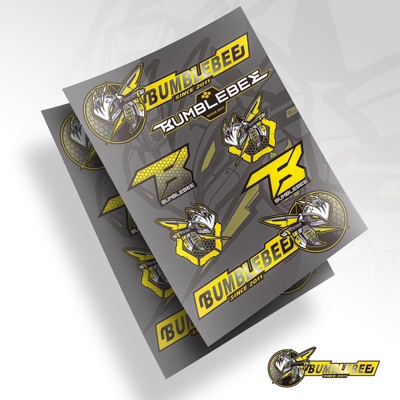 【黃蜂管官方賣場】黃蜂2022年限定短T圖鑑貼紙套裝-細節圖7