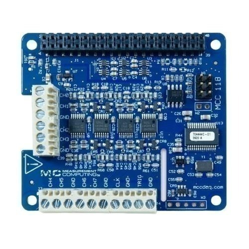 MCC 118 / 128｜電壓量測 DAQ HAT｜適用於Raspberry Pi