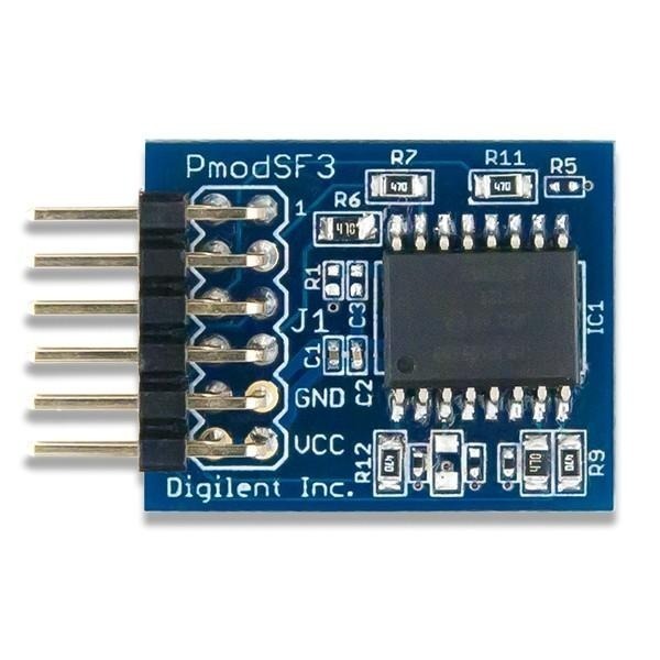 Pmod SF3 │ 32MB串列NOR 快閃記憶體模組 │ DIGILENT 美國原廠授權代理-細節圖2