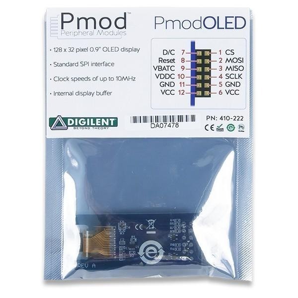 Pmod OLED │ 128x32 畫素單色 OLED 顯示器模組 │ 美國原廠授權-細節圖5