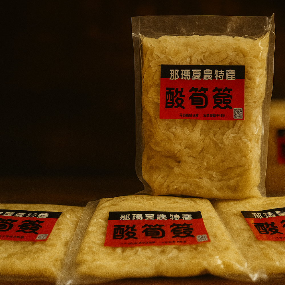 【甄農產手作】酸筍簽 袋裝 古早味 手工醃漬-細節圖4