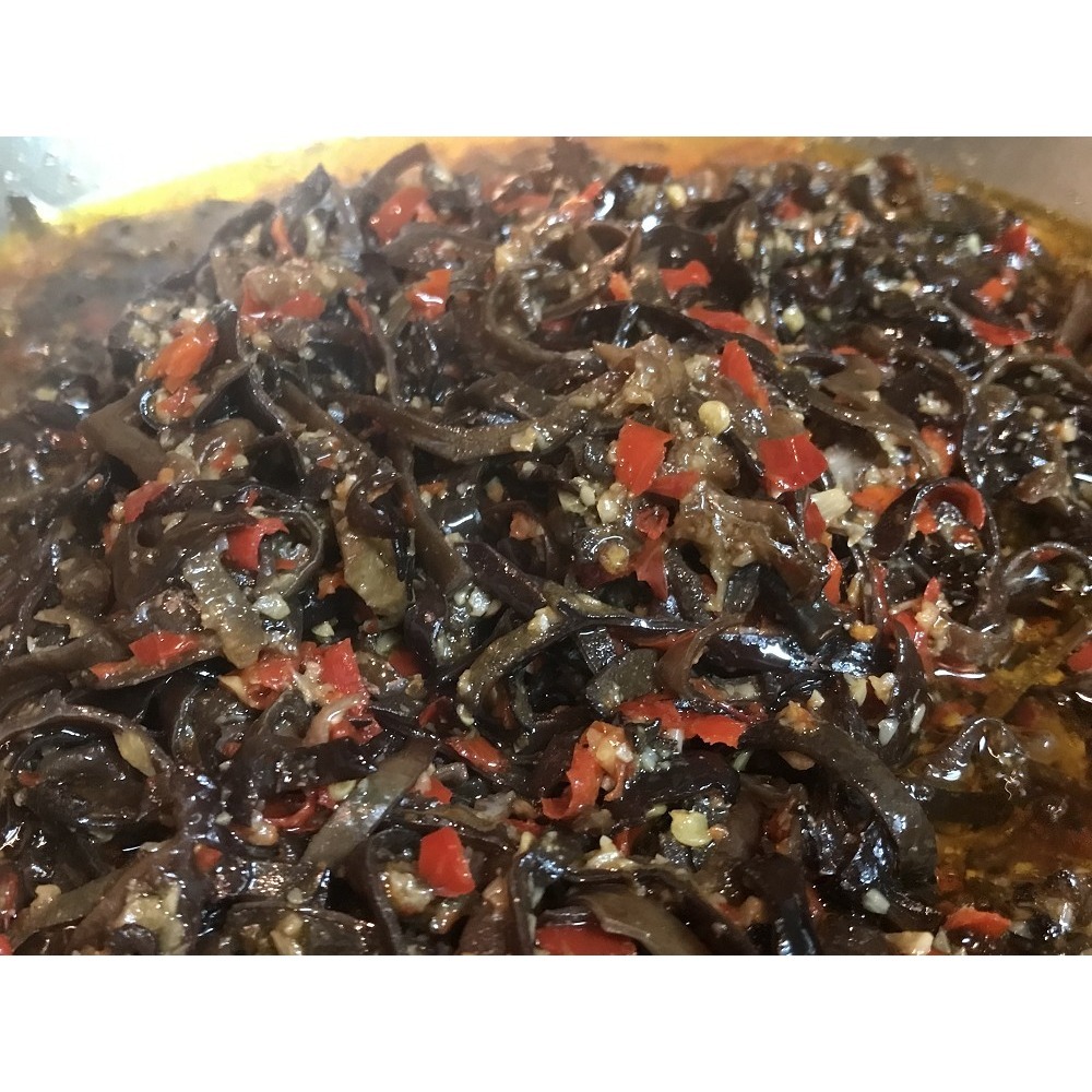 【甄農產手作】MAKAMUN 辣炒黑木耳 手工炒製-細節圖2