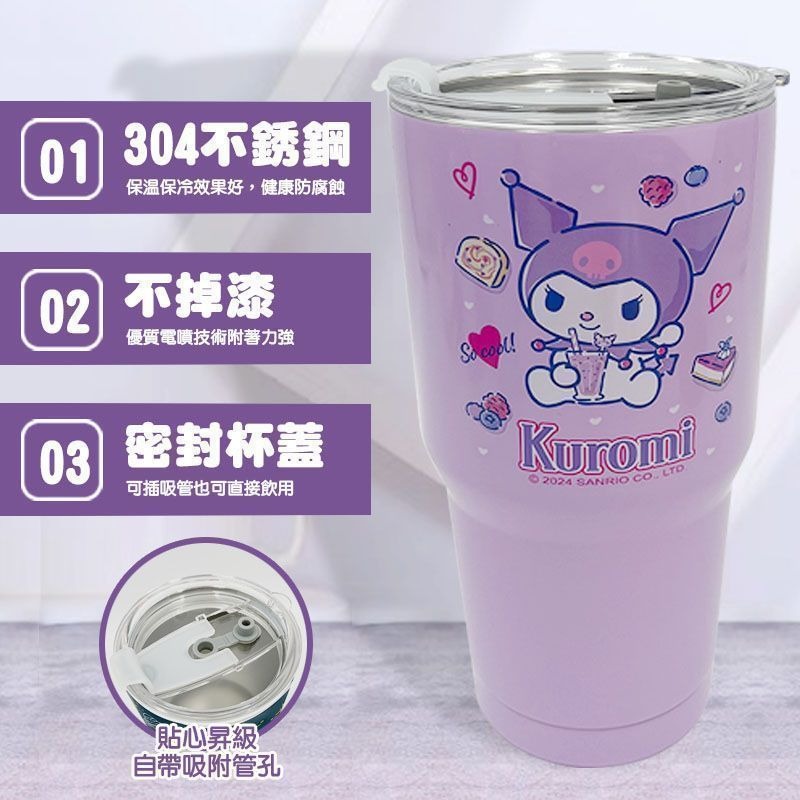 正版授權★三麗鷗 冰霸杯布套組 三麗鷗Mix Hello Kitty 酷洛米-細節圖5