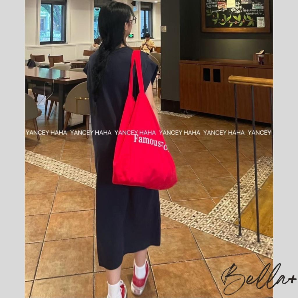 Bella+🆕大碼多色短袖洋裝棉料洋裝連衣裙瑪莉奧寬鬆慵懶休閒洋裝口袋大尺碼-細節圖8
