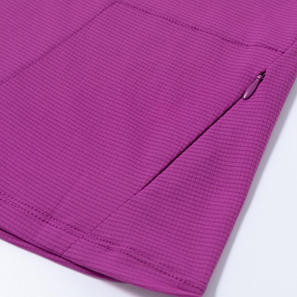 【AStage】Buff T-Shirt 透氣快乾短袖排汗衣 女 珍珠紫 (A21202-0027)｜銀離子機能運動上衣-細節圖7