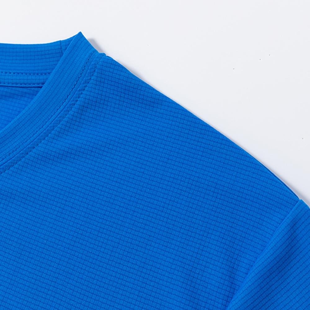 【AStage】Cypress T-Shirt 透氣快乾短袖排汗衣 男 天藍 (A11202-0020)｜銀離子運動上衣-細節圖5