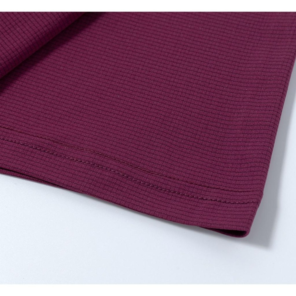 【AStage】Cypress T-Shirt 透氣快乾短袖排汗衣 葡萄酒紫 (A11202-0020)｜銀離子運動上衣-細節圖4