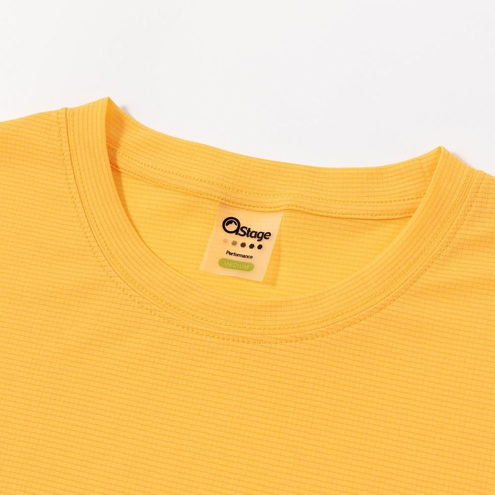 【AStage】Cypress T-Shirt 透氣快乾短袖排汗衣 女 蜂蜜橘(A21202-0026)｜銀離子運動上衣-細節圖8