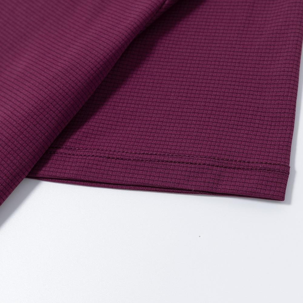【AStage】Cypress T-Shirt 透氣快乾短袖排汗衣 葡萄酒紫 (A21202-0026)｜銀離子運動上衣-細節圖6