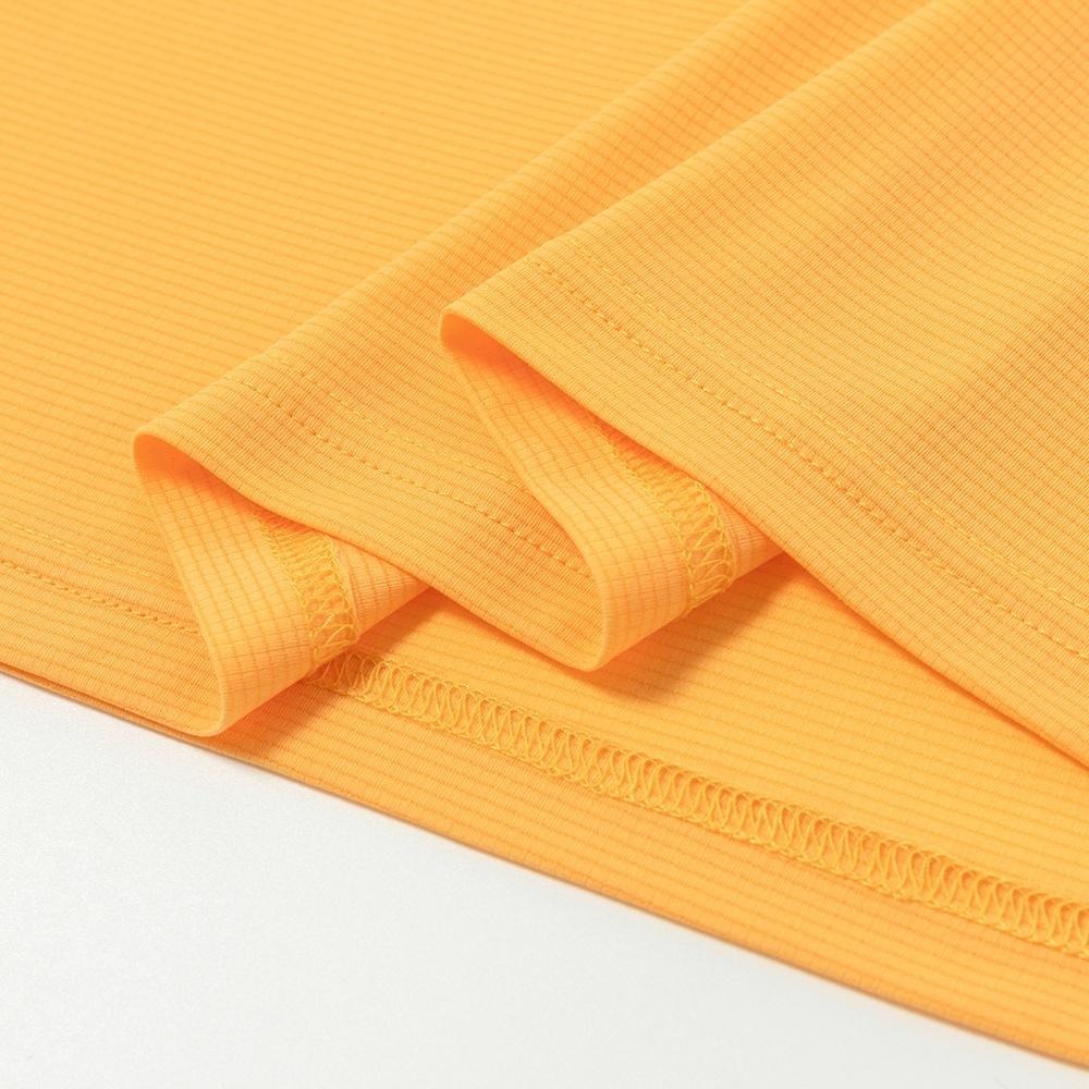 【AStage】Cypress T-Shirt 透氣快乾短袖排汗衣 男 蜂蜜橘(A11202-0020)｜銀離子運動上衣-細節圖5