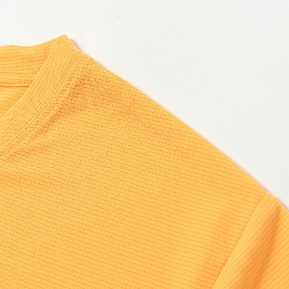 【AStage】Cypress T-Shirt 透氣快乾短袖排汗衣 男 蜂蜜橘(A11202-0020)｜銀離子運動上衣-細節圖7