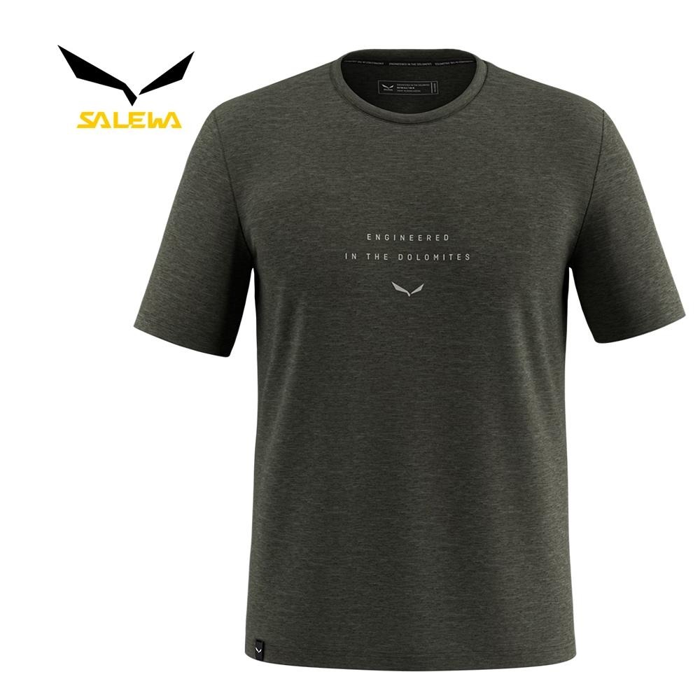 【SALEWA 義大利】EAGLE EITD MERINO T-SHIRT 男 短袖羊毛T恤｜運動上衣 夏季短袖排汗衣-細節圖2