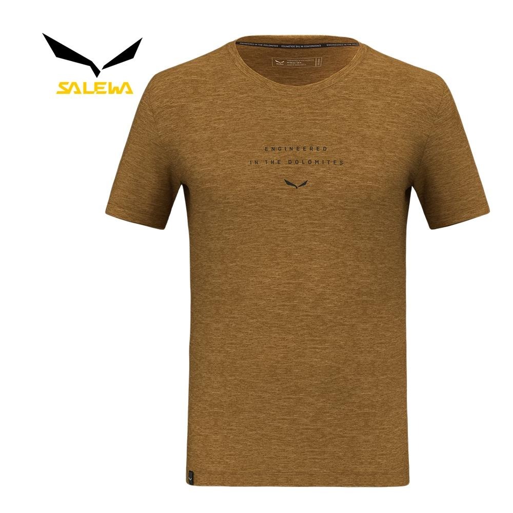 【SALEWA 義大利】EAGLE EITD MERINO T-SHIRT 男 短袖羊毛T恤｜運動上衣 夏季短袖排汗衣-細節圖5