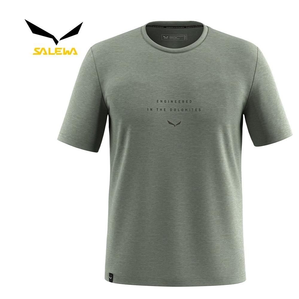 【SALEWA 義大利】EAGLE EITD MERINO T-SHIRT 男 短袖羊毛T恤｜運動上衣 夏季短袖排汗衣-細節圖8