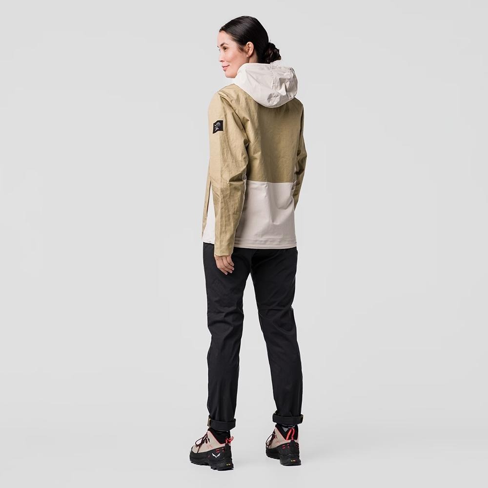 【SALEWA 義大利】FANES HEMP POWERTEX 3L JACKET 女 防水外套｜夏季高性能防風防水夾克-細節圖4