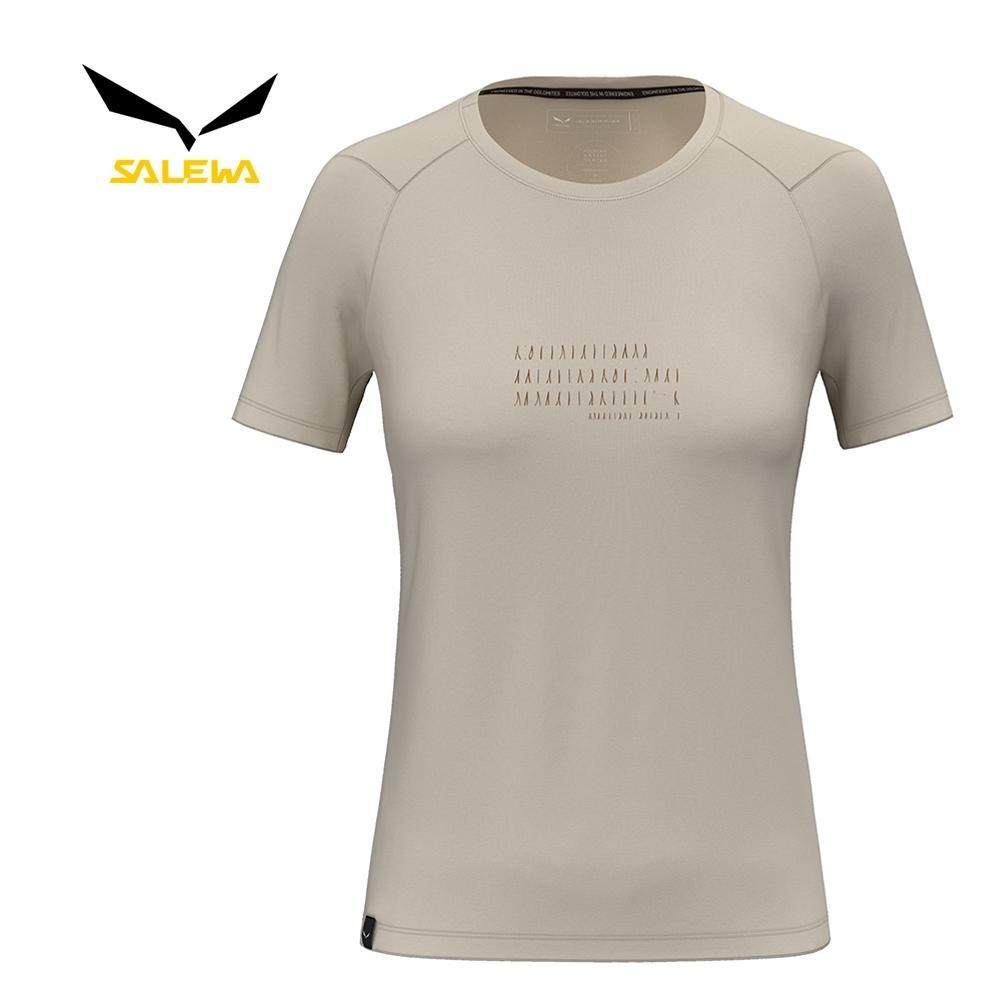 【SALEWA 義大利】EAGLE POEM DRY T-SHIRT 女 運動上衣｜吸濕快乾透氣排汗衣 短袖運動T恤-細節圖2