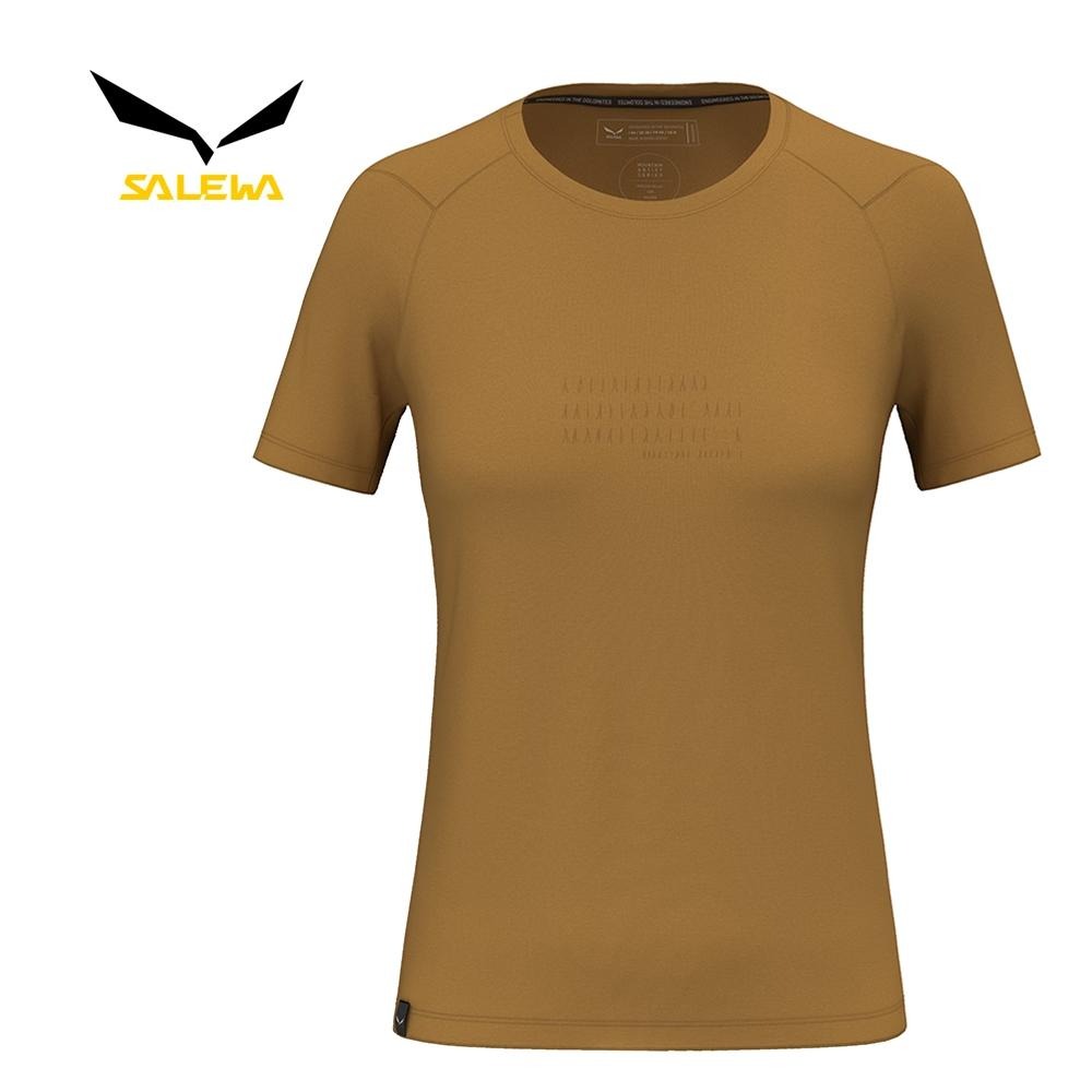 【SALEWA 義大利】EAGLE POEM DRY T-SHIRT 女 運動上衣｜吸濕快乾透氣排汗衣 短袖運動T恤-細節圖5