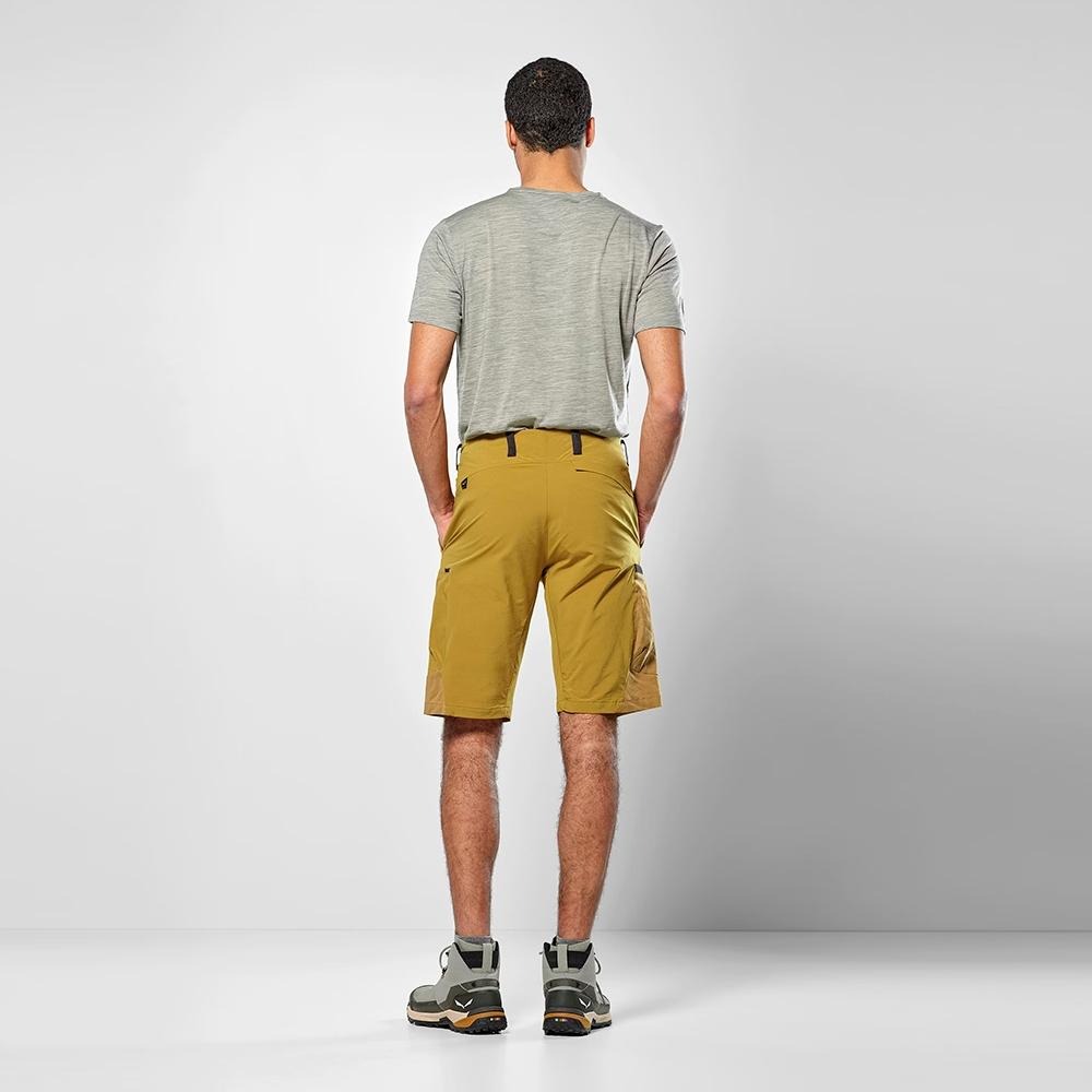 【SALEWA 義大利】PUEZ HEMP DURASTRETCH SHORTS 男 多功能短褲｜功能性夏季登山健行短褲-細節圖9