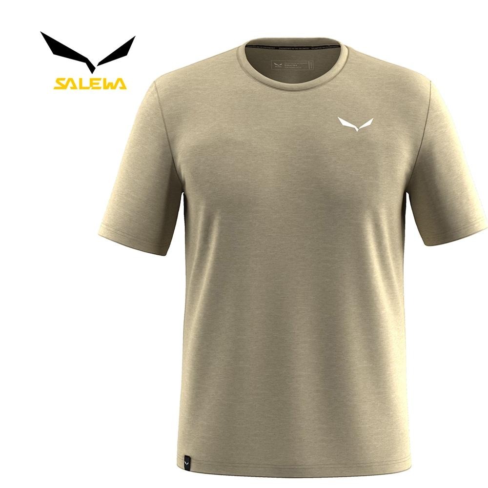 【SALEWA 義大利】EAGLE MINILOGO MERINO T-SHIRT 男 短袖羊毛T恤｜運動上衣 排汗衣-細節圖5