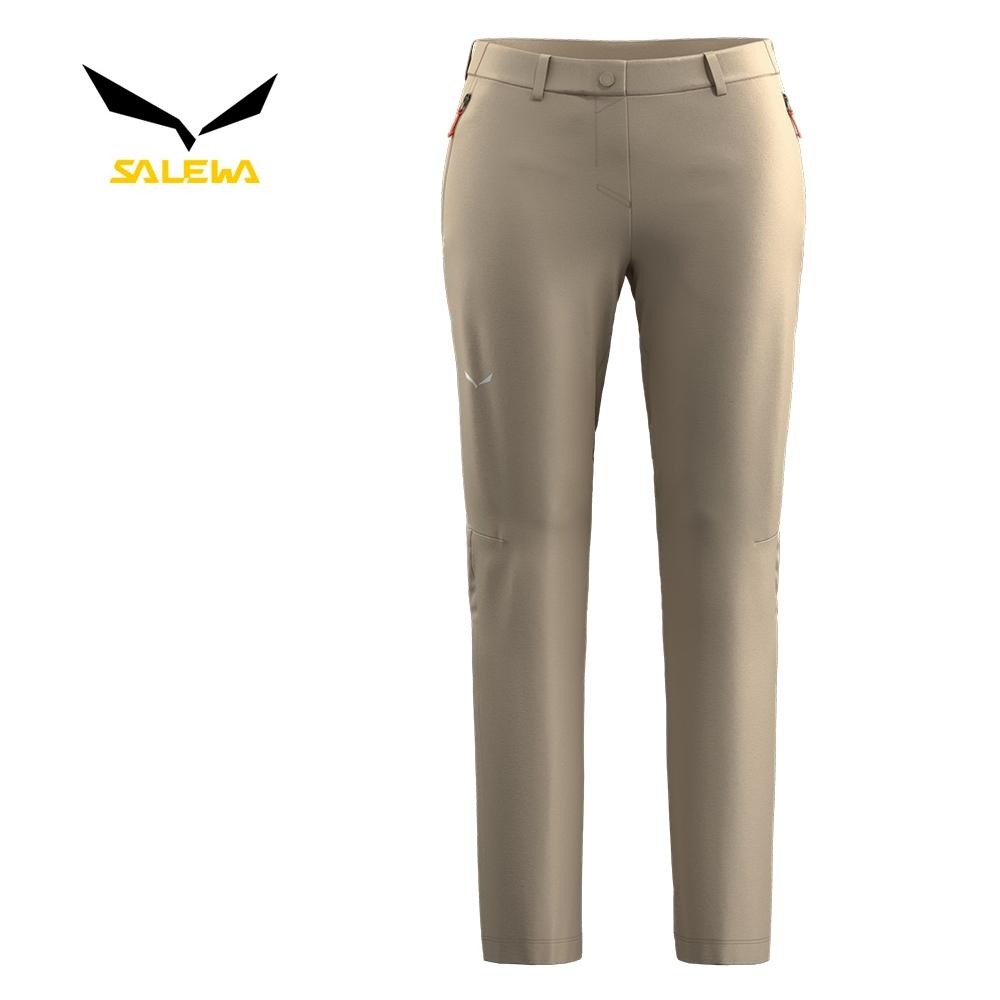 【SALEWA 義大利】PUEZ TALVENO DST PANT 女 多功能軟殼長褲｜夏季輕量防風快乾長褲 軟殼褲-細節圖2