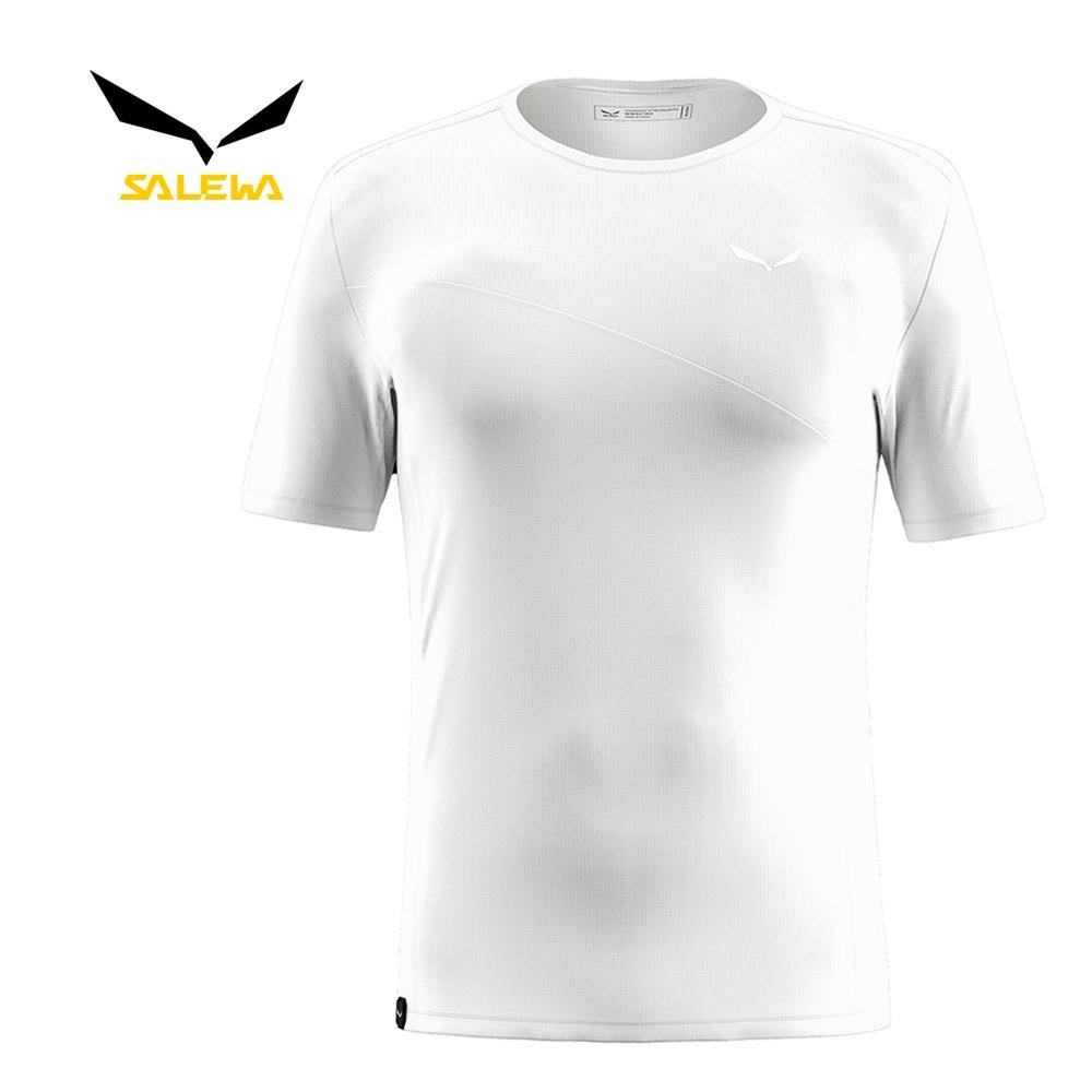 【SALEWA 義大利】PUEZ SPORTY DRY T-SHIRT 男 運動上衣｜吸濕快乾透氣排汗衣 短袖運動T恤-細節圖3