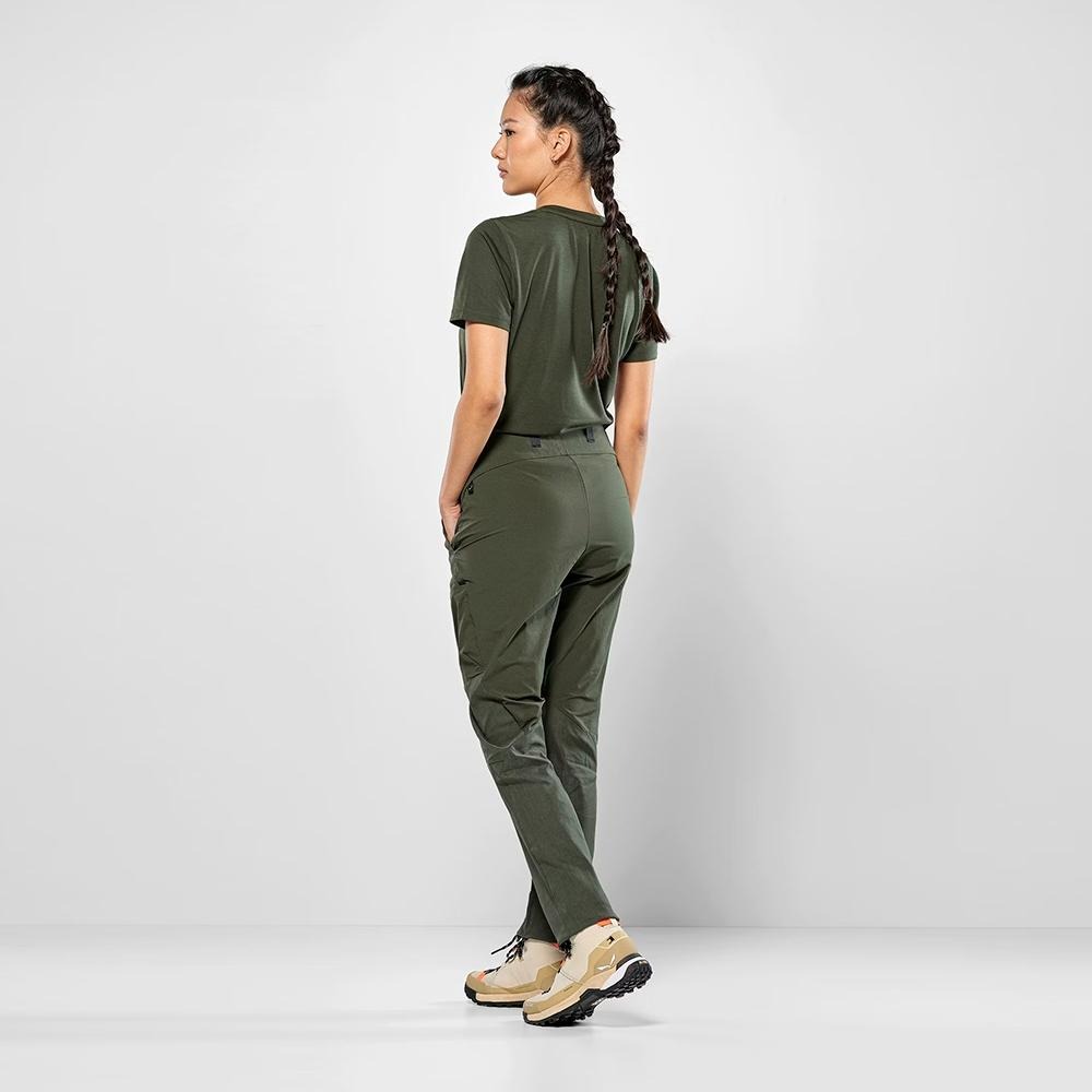 【SALEWA 義大利】PUEZ HEMP DURASTRETCH PANT 女 多功能長褲｜夏季登山健行褲 工裝褲-細節圖5