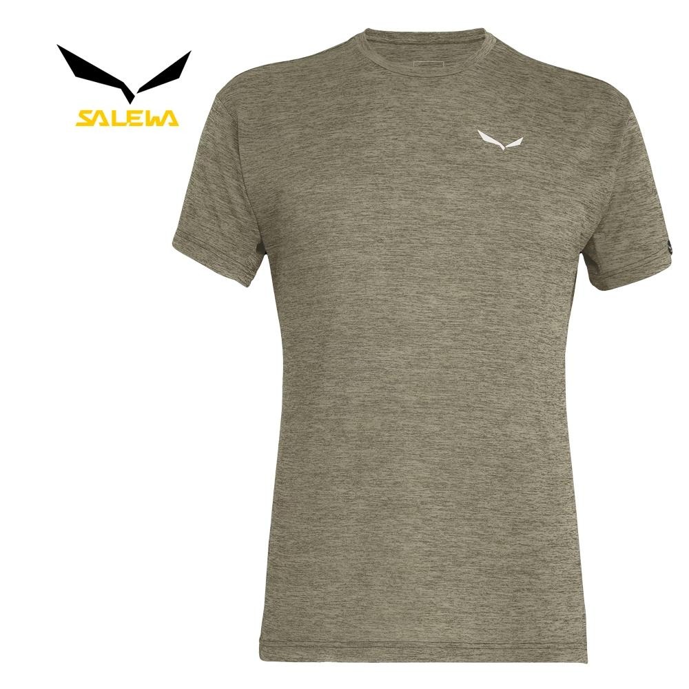 【SALEWA 義大利】PUEZ MELANGE DRY T-SHIRT 男 運動上衣｜吸濕快乾透氣排汗衣 短袖運動T恤-細節圖2