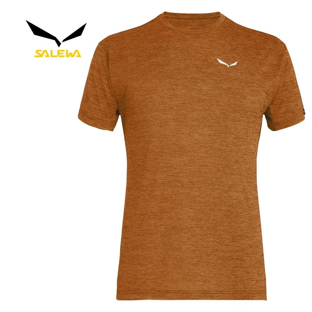 【SALEWA 義大利】PUEZ MELANGE DRY T-SHIRT 男 運動上衣｜吸濕快乾透氣排汗衣 短袖運動T恤-細節圖4