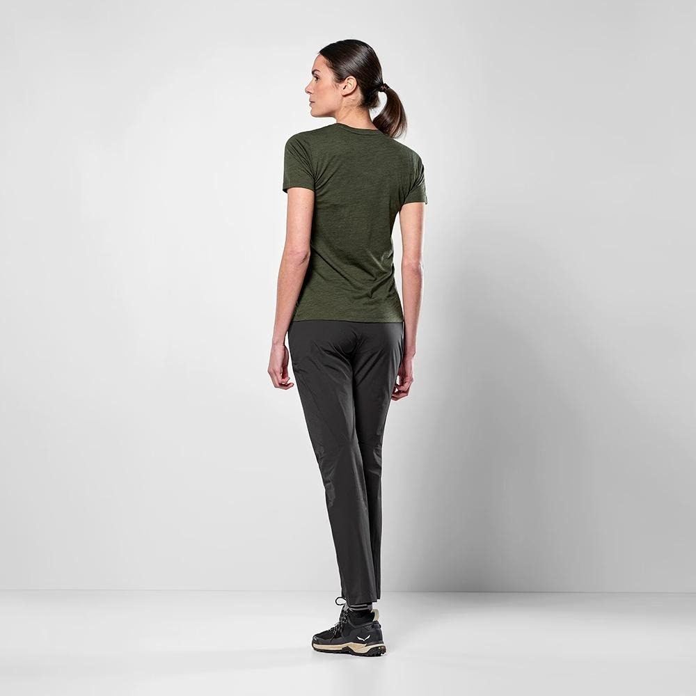 【SALEWA 義大利】EAGLE EITD MERINO T-SHIRT 女 短袖羊毛T恤｜運動上衣 夏季短袖排汗衣-細節圖5