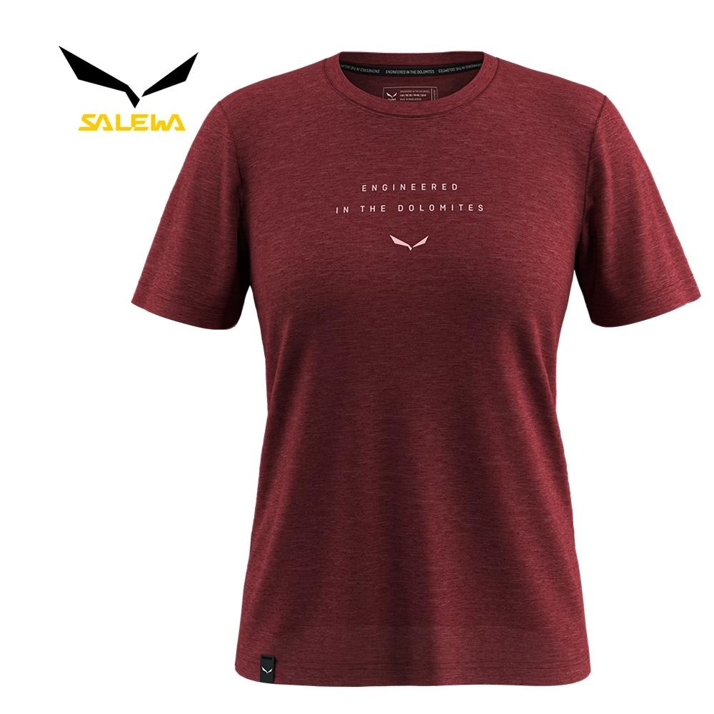 【SALEWA 義大利】EAGLE EITD MERINO T-SHIRT 女 短袖羊毛T恤｜運動上衣 夏季短袖排汗衣-細節圖7