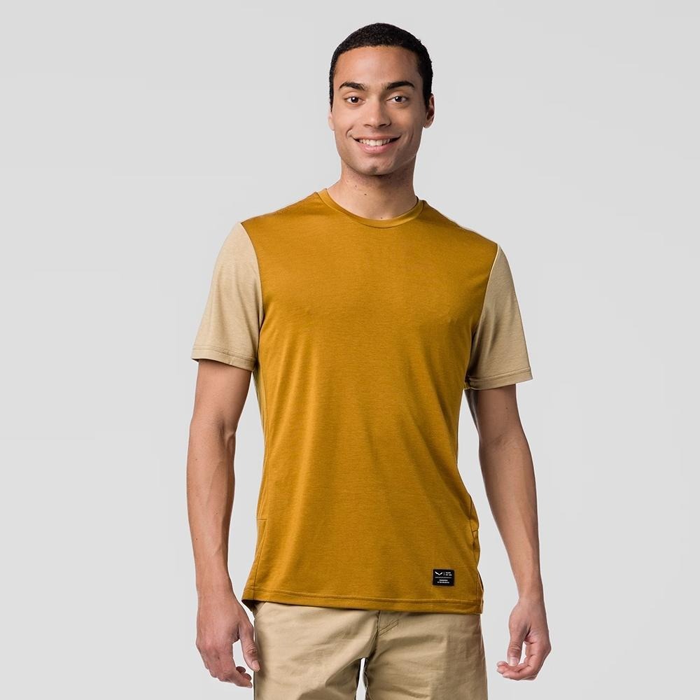 【SALEWA 義大利】FANES DRY T-SHIRT 男 快乾短袖排汗衣｜吸濕快乾 夏日短袖排汗衣 短袖運動T恤-細節圖6