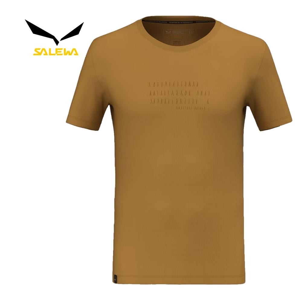 【SALEWA 義大利】EAGLE POEM DRY T-SHIRT 男 運動上衣｜吸濕快乾透氣排汗衣 短袖運動T恤-細節圖3