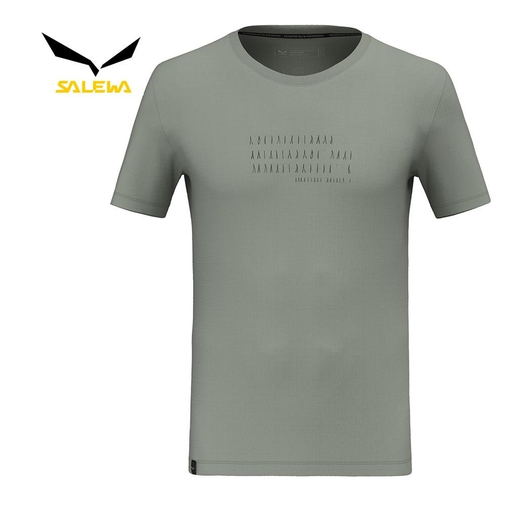 【SALEWA 義大利】EAGLE POEM DRY T-SHIRT 男 運動上衣｜吸濕快乾透氣排汗衣 短袖運動T恤-細節圖6