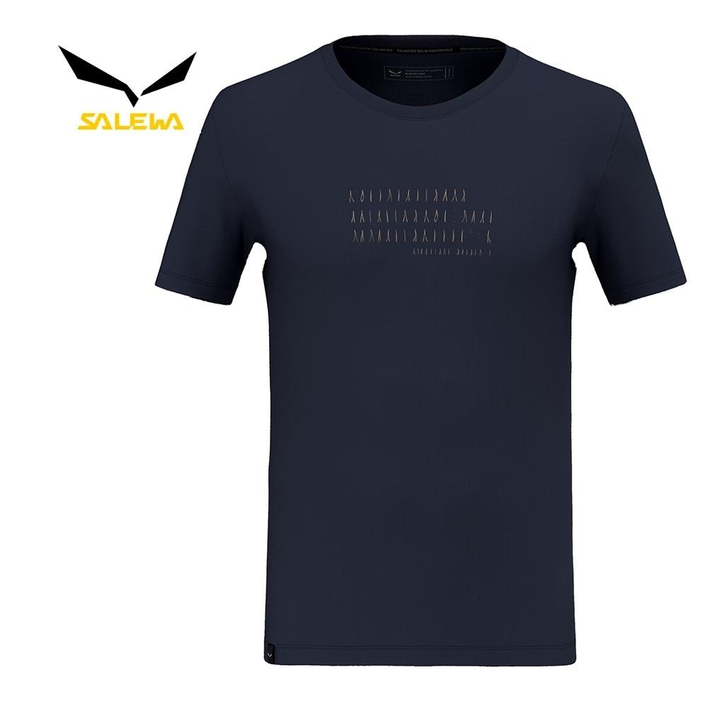 【SALEWA 義大利】EAGLE POEM DRY T-SHIRT 男 運動上衣｜吸濕快乾透氣排汗衣 短袖運動T恤-細節圖9