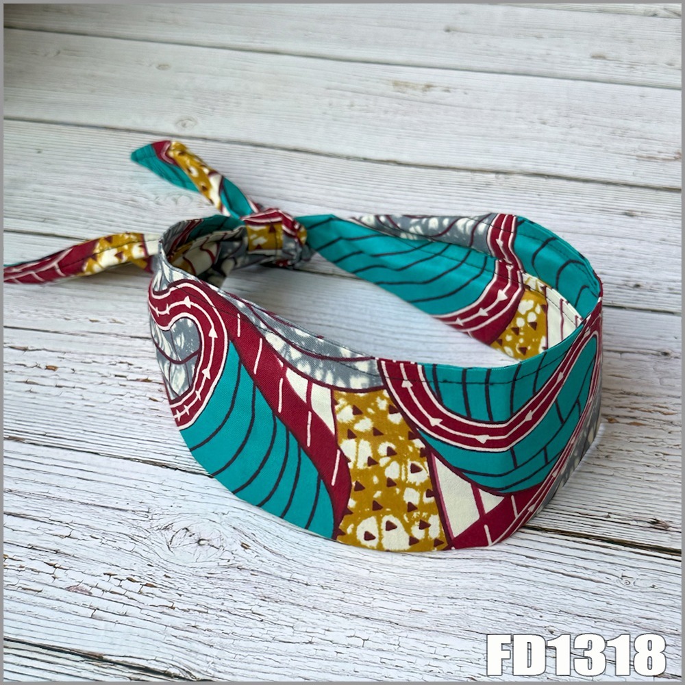 非洲花布髮帶(無鋼絲)百變造型 民族風 可自行造型-規格圖8