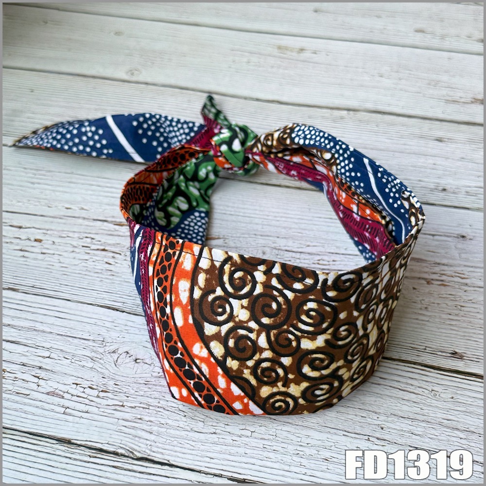 非洲花布髮帶(無鋼絲)百變造型 民族風 可自行造型-規格圖8