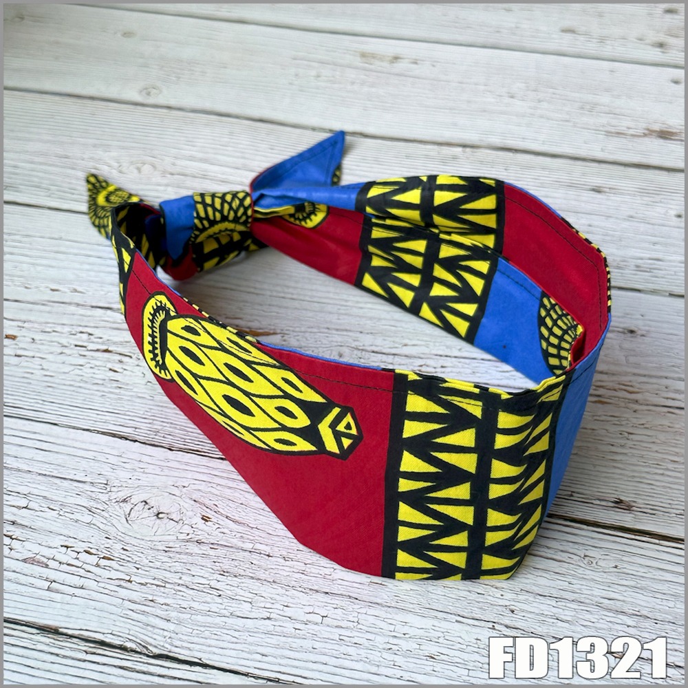 非洲花布髮帶(無鋼絲)百變造型 民族風 可自行造型-規格圖7