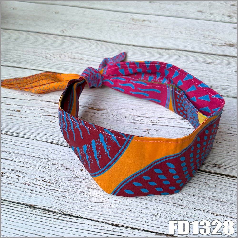 非洲花布髮帶(無鋼絲)百變造型 民族風 可自行造型-規格圖8