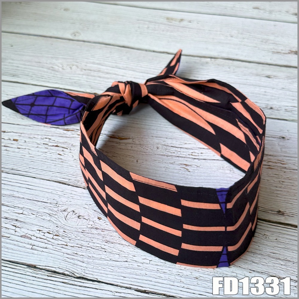 非洲花布髮帶(無鋼絲)百變造型 民族風 可自行造型-規格圖8