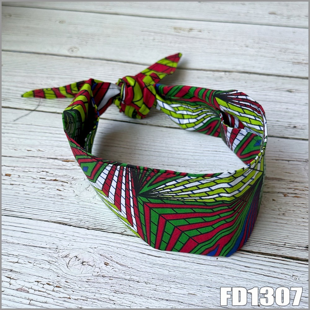 非洲花布髮帶(無鋼絲)百變造型 民族風 可自行造型-規格圖8