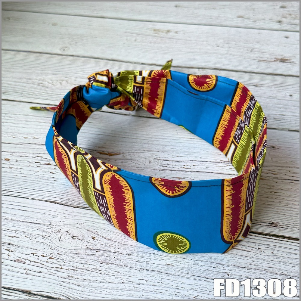 非洲花布髮帶(無鋼絲)百變造型 民族風 可自行造型-規格圖8