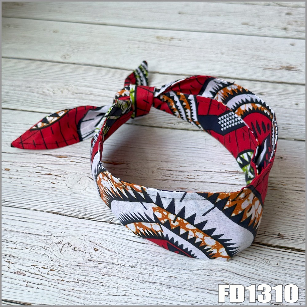 非洲花布髮帶(無鋼絲)百變造型 民族風 可自行造型-規格圖8